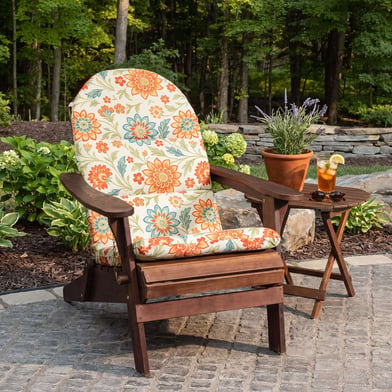 Classic Adirondack Cushion with Ties 