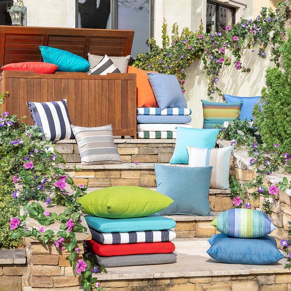 Sunbrella Premium Club Cushion with Ties