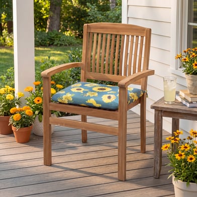 Classic Chair Cushion with Ties